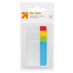 Up & Up File Tabs 4 Pads 36ct Tabbed Multicolor - Up&up™: Removable Plastic Filing Accessories, 2"x1.5", Stationery, Office -Up & Up Shop GUEST 01d6a32b 8747 42f1 b105 8f73c6f61279
