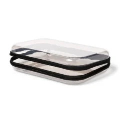 Up & Up Hard Sided Zipper Pencil Case Gray - Up&up™: PET Material, 6.25" Height, 8.75" Depth, 2" Width, 0.198 Lbs -Up & Up Shop GUEST 04e1c6ec 9f04 486d bd03 34c93e474a0c