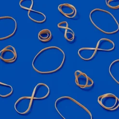 Up & Up Rubberband 300ct Size 33 3-1/2''x 1/8'' Tan - Up&up™: Office Stationery, Beige, Rubber Material, Clips & Fasteners