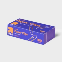 Up & Up 100ct Jumbo Paper Clips - Up&up™: Silver Office Supplies, 1.75" Height, 100 Pack -Up & Up Shop GUEST 148e3868 702f 406f bc53 0a224a777a04
