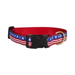 Up Country Stars And Stripes Dog Collar - Narrow Width(Small)