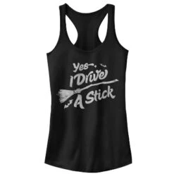 Junior's CHIN UP Halloween Drive Stick Racerback Tank Top -Up & Up Shop GUEST 23db7d99 2a35 439d a622 f95813c8f78e