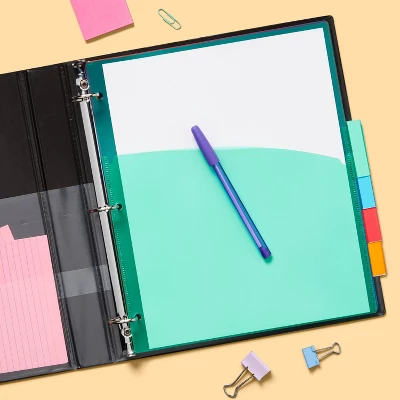 Up & Up 1" 3 Ring Binder Clear View - Up&up™ 1 Up & Up 1" 3 Ring Binder Clear View - Up&up™