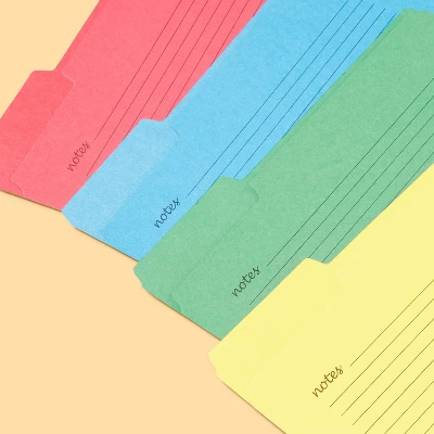 Up & Up 24ct Letter Size File Folders Primary Colors - Up&up™: Cardstock, Top Tab, Multicolor, 9.5"x11.625", 1 Pocket 1 Up & Up 24ct Letter Size File Folders Primary Colors - Up&up™: Cardstock, Top Tab, Multicolor, 9.5"x11.625", 1 Pocket