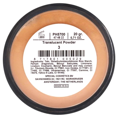 Translucent Powder - 3 By Make-Up Studio For Women 0.71 Oz Powder 4 Translucent Powder - 3 By Make-Up Studio For Women 0.71 Oz Powder - Image 4