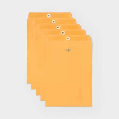 Up & Up 20ct 9" X 12" Clasp Closure Manila Envelopes - Up&up™: Beige Paper, Mailing Packaging, Stationery, Office Supplies 2 Up & Up 20ct 9" X 12" Clasp Closure Manila Envelopes - Up&up™: Beige Paper, Mailing Packaging, Stationery, Office Supplies - Image 2