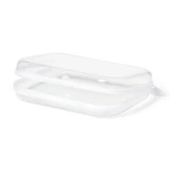 Up & Up Hard Sided Zipper Pencil Case Clear - Up&up™: PET Material, 8.75" Width, 6.25" Depth, 2" Height, 0.109 Lbs, Zipper Closure -Up & Up Shop GUEST 31183fac 0505 4ca9 b595 c226df4b5e4c
