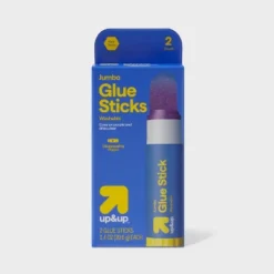 Up & Up 2ct Jumbo Glue Sticks Disappearing Purple - Up&up™ -Up & Up Shop GUEST 31bd11e8 cc8f 4bd0 85c6 f807fc601c3d