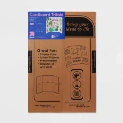 Up & Up 36"x48" Tri-Fold Presentation Corrugated Board White - Up&up™: Trifold Poster Display Board, Paperboard, 0.24" Thick -Up & Up Shop GUEST 34eb5d19 d415 4936 aed7 2779f317c0b8