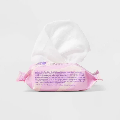 Up & Up Calming Ultra-Soft Makeup Remover Cleansing Towelettes - Scented - Up&up™ 2 Up & Up Calming Ultra-Soft Makeup Remover Cleansing Towelettes - Scented - Up&up™ - Image 2