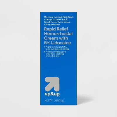 Up & Up Rapid Relief Hemorrhoid Cream With 5% Lidocaine - 1oz - Up&up™ 6 Up & Up Rapid Relief Hemorrhoid Cream With 5% Lidocaine - 1oz - Up&up™ - Image 6