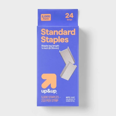 Up & Up 5000 Standard Staples - Up&up™: Staple Refills For Stapler, Metallic Silver, 5000 Count 3 Up & Up 5000 Standard Staples - Up&up™: Staple Refills For Stapler, Metallic Silver, 5000 Count - Image 3