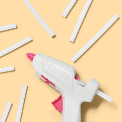 Up & Up 30ct Mini Glue Gun Stick Refills - Up&up™: Hot Glue Sticks For Crafting, Clear, 3.937" Length, 30 Pack 1 Up & Up 30ct Mini Glue Gun Stick Refills - Up&up™: Hot Glue Sticks For Crafting, Clear, 3.937" Length, 30 Pack