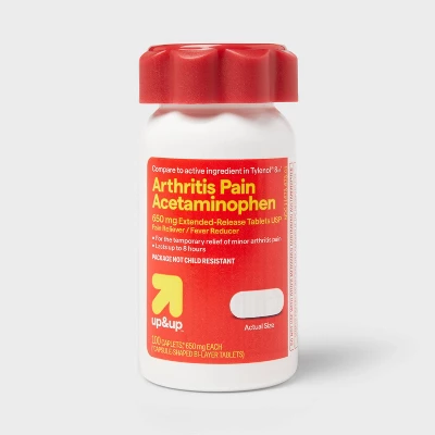 Up & Up Acetaminophen Arthritis Pain Relief 650mg Extended Release Caplets - 100ct - Up&up™ 3 Up & Up Acetaminophen Arthritis Pain Relief 650mg Extended Release Caplets - 100ct - Up&up™ - Image 3
