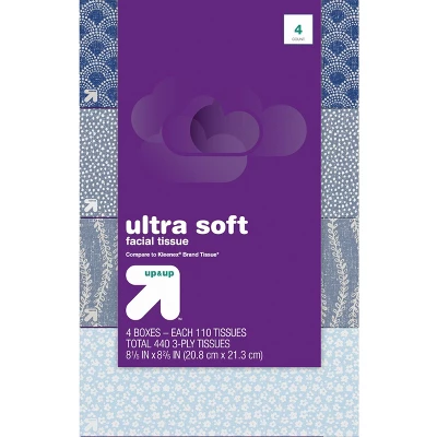Up & Up Ultra Soft 3-Ply Facial Tissue - Up&up™ 4 Up & Up Ultra Soft 3-Ply Facial Tissue - Up&up™ - Image 4