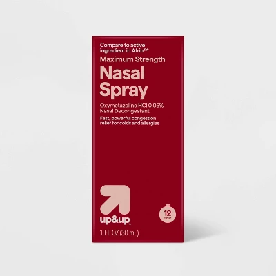 Up & Up Original 12hr Nasal Spray - Oxymetazoline Hydrochloride 0.05% - 1 Fl Oz - Up&up™ 4 Up & Up Original 12hr Nasal Spray - Oxymetazoline Hydrochloride 0.05% - 1 Fl Oz - Up&up™ - Image 4