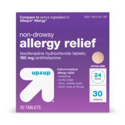 Fexofenadine Hydrochloride Allergy Relief Tablets - Up & Up™ 11 Fexofenadine Hydrochloride Allergy Relief Tablets - Up & Up™ -Up & Up Shop GUEST 5cdb87b9 eeda 4070 acf0 1399336ab41d