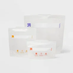Up & Up Reusable Food Storage Bags -15pc Variety Pack/5ct Each - Up&up™ -Up & Up Shop GUEST 636702f1 ca3d 4734 876f 2f196d9dddeb