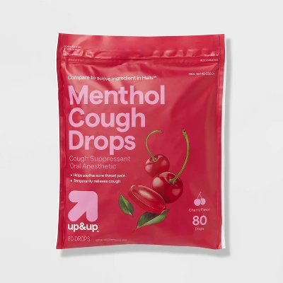 Up & Up Menthol Cough Drops - Cherry - 80ct - Up&up™ 3 Up & Up Menthol Cough Drops - Cherry - 80ct - Up&up™ - Image 3