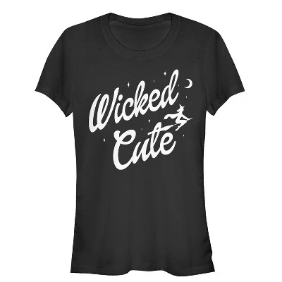 Junior's CHIN UP Halloween Wicked Cute Witch T-Shirt 2 Junior's CHIN UP Halloween Wicked Cute Witch T-Shirt - Image 2