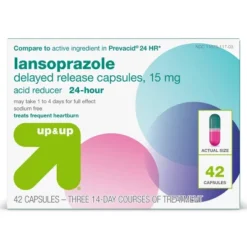 Lansoprazole 15mg Acid Reducer Delayed Release Capsules - 42ct - Up & Up™ -Up & Up Shop GUEST 6ff0be6f 4076 459e b439 af13e1825f97