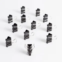 Up & Up 12ct Large Binder Clips - Up&up™: Steel, Black & Silver, 2.19" Depth, 1.25" Width, Office Fasteners -Up & Up Shop GUEST 71cb2705 4975 4aaf a9d3 4112d6ef064c