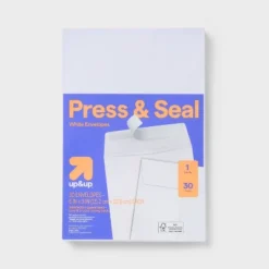 Up & Up 30ct 6" X 9" Press And Seal Envelopes White - Up&up™: Self-Seal Mailing, Paper, Gummed Flap, Size 9, 30 Pack -Up & Up Shop GUEST 764a9cfb df0a 45c4 9ba1 729c95f4063f