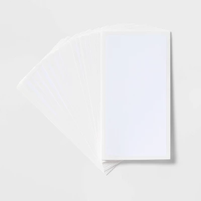 Up & Up 35ct 2"x4" Rectangular Labels White - Up&up™ 3 Up & Up 35ct 2"x4" Rectangular Labels White - Up&up™ - Image 3