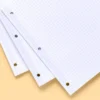 Up & Up 100ct 4"x4" Quad Ruled Notebook Filler Paper Reinforced - Up&up™: Quadrille Ruled, White, 20 Lb, Loose Leaf, 100 Sheets