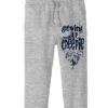 Bioworld Growing Up Creepie Large Logo Graphic With Character Art Youth Heather Gray Graphic Jogger Pants