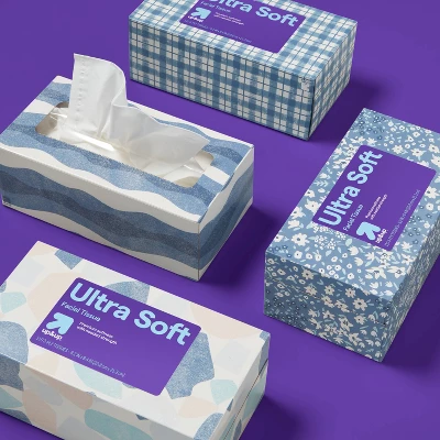 Up & Up Ultra Soft 3-Ply Facial Tissue - Up&up™ 1 Up & Up Ultra Soft 3-Ply Facial Tissue - Up&up™