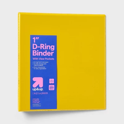 Up & Up 1" 3 Ring Binder Clear View - Up&up™ 12 Up & Up 1" 3 Ring Binder Clear View - Up&up™ - Image 12