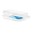Up & Up Hard Sided Zipper Pencil Case Clear - Up&up™: PET Material, 8.75" Width, 6.25" Depth, 2" Height, 0.109 Lbs, Zipper Closure