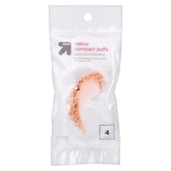 Up & Up Velour & Satin Puffs - 4ct - Up&up™