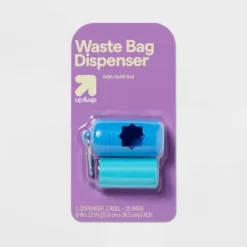 Up & Up Dog Waste Bag Holder - 1Roll/15ct - Blue - Up&up™ -Up & Up Shop GUEST 942079d3 ae16 42c7 91da 9292e1dfd57d