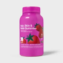 Up & Up Hair, Skin, & Nail Supplement Gummies - Strawberry - 120ct - Up&up™ -Up & Up Shop GUEST 9ab4b2e6 b23e 4525 b3d4 34f36c6a8ff4