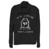 Junior's CHIN UP Halloween In Memory Of Caring Cowl Neck Sweatshirt