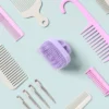 Up & Up Scalp Massage Shampoo Detangling Hair Brush - Purple - Up&up™