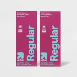 Up & Up Regular Cotton Swabs Paper Sticks - 2x500ct - Up&up™ -Up & Up Shop GUEST a50af277 5c86 4abf 9f5b 73d93f2cec28