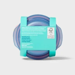 Up & Up Round Food Storage Container - 7.5oz/4pk - Up&up™ -Up & Up Shop GUEST a59cb64e 167b 4871 83f3 aeb8af4a2df6