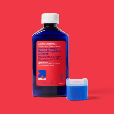 Up & Up Adult Maximum Strength For Cold Flu And Sore Throat Syrup - Berry Flavor - 6oz - Up&up™ 1 Up & Up Adult Maximum Strength For Cold Flu And Sore Throat Syrup - Berry Flavor - 6oz - Up&up™