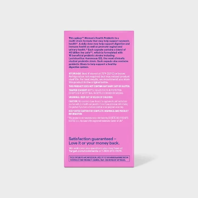 Up & Up Women's Optimal Health Probiotic For Vaginal Immune And Digestive Support Capsules - 30ct - Up&up™ 2 Up & Up Women's Optimal Health Probiotic For Vaginal Immune And Digestive Support Capsules - 30ct - Up&up™ - Image 2