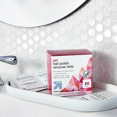 Up & Up Gel Nail Polish Remover Foils - 20ct - Up&up™ 1 Up & Up Gel Nail Polish Remover Foils - 20ct - Up&up™