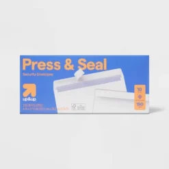 Up & Up Press And Seal Security Envelopes 4" X 9.5" White - Up&up™ -Up & Up Shop GUEST b8dbd0d4 d4fb 43b9 9055 6f60c028a62c