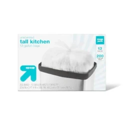 Tall Kitchen Flap-Tie Trash Bags - 13 Gallon - Up & Up™ -Up & Up Shop GUEST bc0621dd 9041 4b05 a7fe 7eee9fbe6f2c