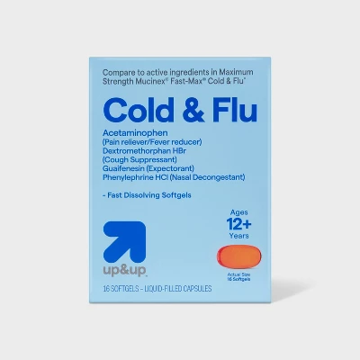 Up & Up Cold And Flu Liquid Gels Maximum Strength - 16ct - Up&up™ 5 Up & Up Cold And Flu Liquid Gels Maximum Strength - 16ct - Up&up™ - Image 5