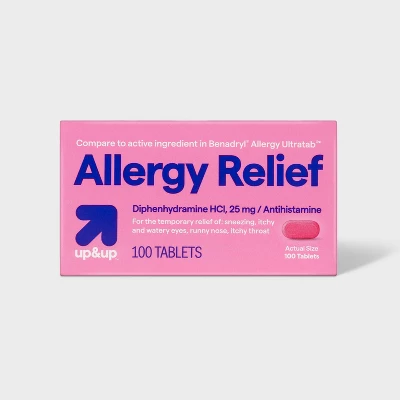 Up & Up Diphenhydramine Hydrochloride Allergy Relief Tablets - Up&up™ 4 Up & Up Diphenhydramine Hydrochloride Allergy Relief Tablets - Up&up™ - Image 4