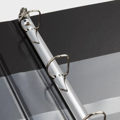 Up & Up 1" 3 Ring Binder Clear View - Up&up™ 2 Up & Up 1" 3 Ring Binder Clear View - Up&up™ - Image 2