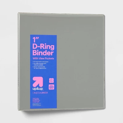 Up & Up 1" 3 Ring Binder Clear View - Up&up™ 9 Up & Up 1" 3 Ring Binder Clear View - Up&up™ - Image 9