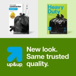 Up & Up Heavy-Duty Contractor Flap-Tie Trash Bags - 45gal/24ct - Up&up™ -Up & Up Shop GUEST cd2b5763 1bb5 4848 ad54 04ac514c1432